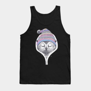 Owl in a hood Tank Top